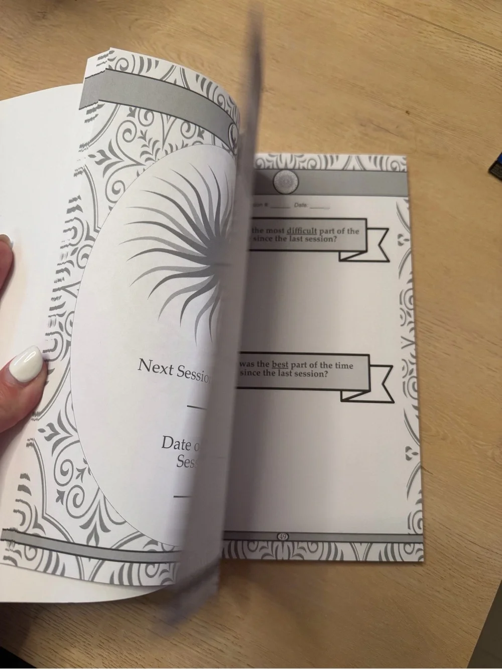 Unbranded Black & Red Phoenix Therapy Journal